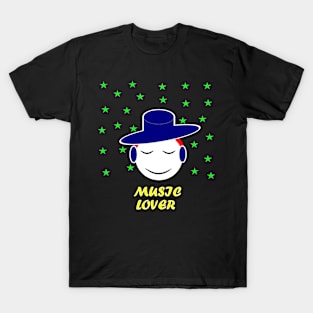 music lover cute guy T-Shirt